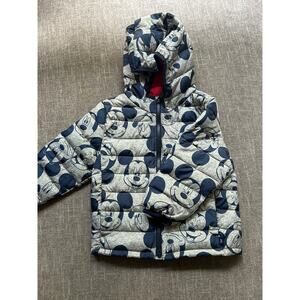 Baby GAP Disney Mickey Mouse Puffer Coat Size 2T